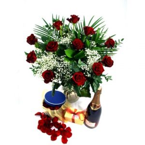 Anniversary Flowers Gift Package