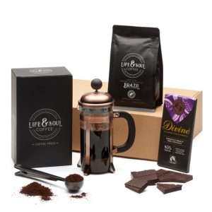 Cafetière & Coffee Gift Set